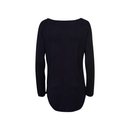 Only Black Viscose Sweatshirt - ONLMILA LACY Long Pullover for Women