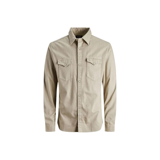Jack & Jones Beige Jeans Shirt