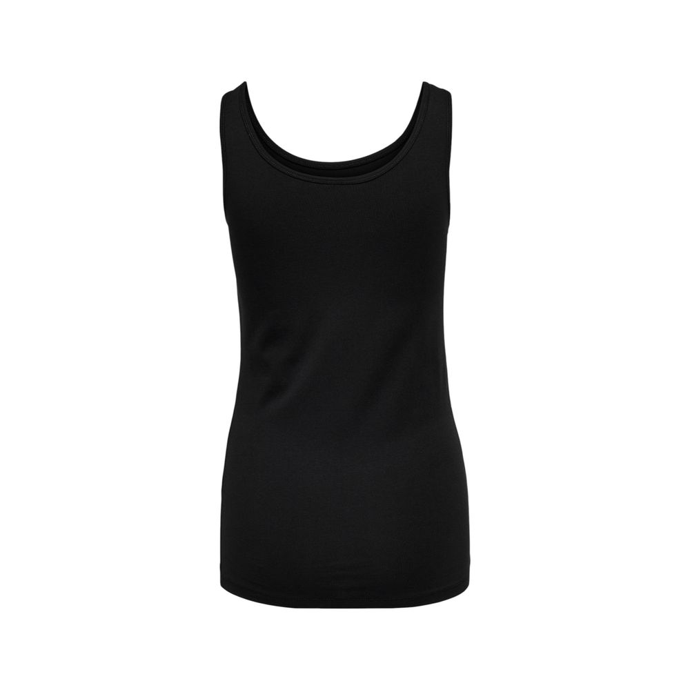 Only LIVE LOVE TANK TOP NOOS 15095808 - Black Cotton Tank Top
