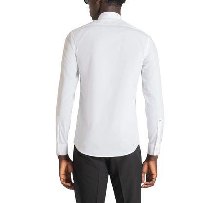Antony Morato White Cotton Shirt - London Slim Fit