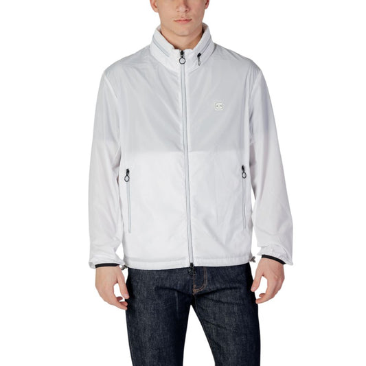 Armani Exchange White Polyester Jacket for Men