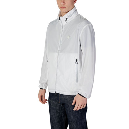 Armani Exchange White Polyester Jacket for Men