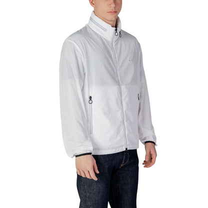 Armani Exchange White Polyester Jacket for Men