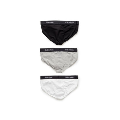 Calvin Klein Underwear White Cotton HIP BRIEF - 3 Pack