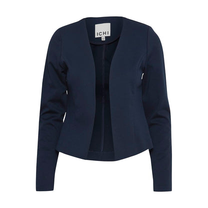 ICHI Blue Polyester Blazer - IHKATE SHORT BL 20112547