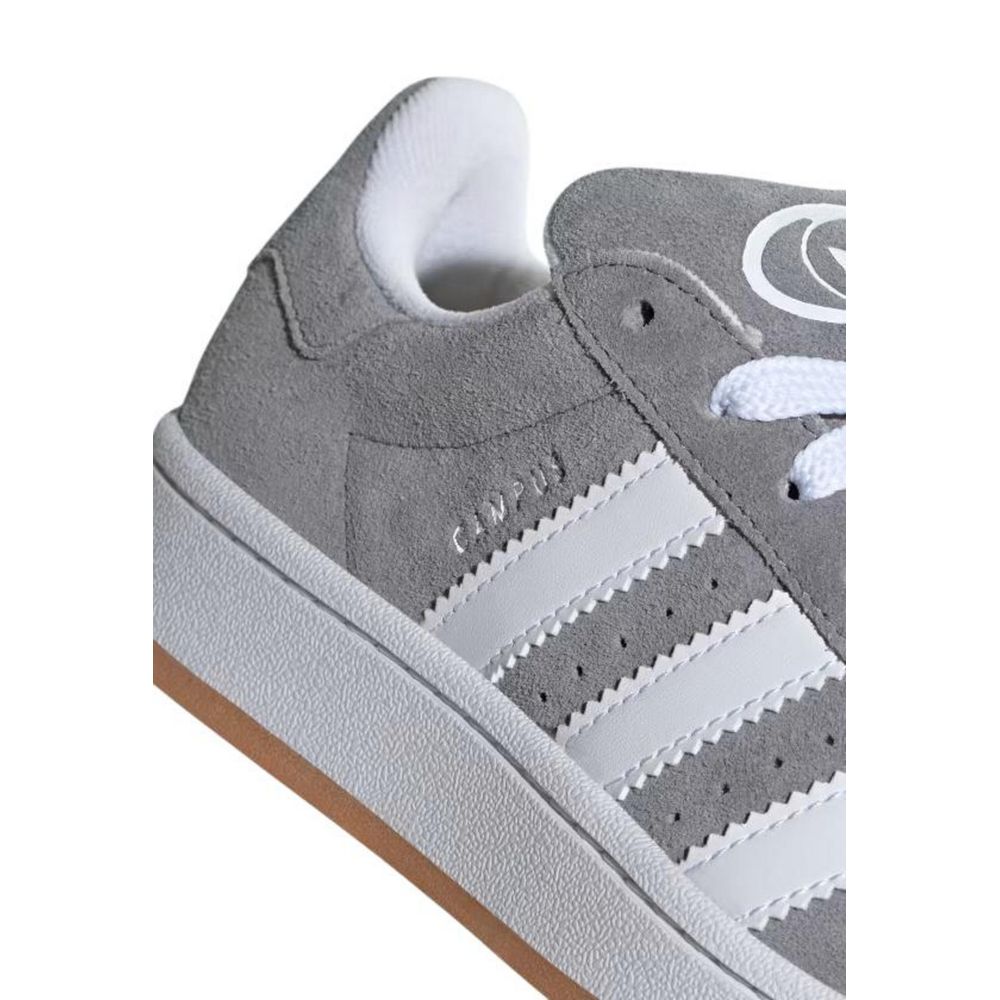 Adidas Grey Leather Sneakers for Women