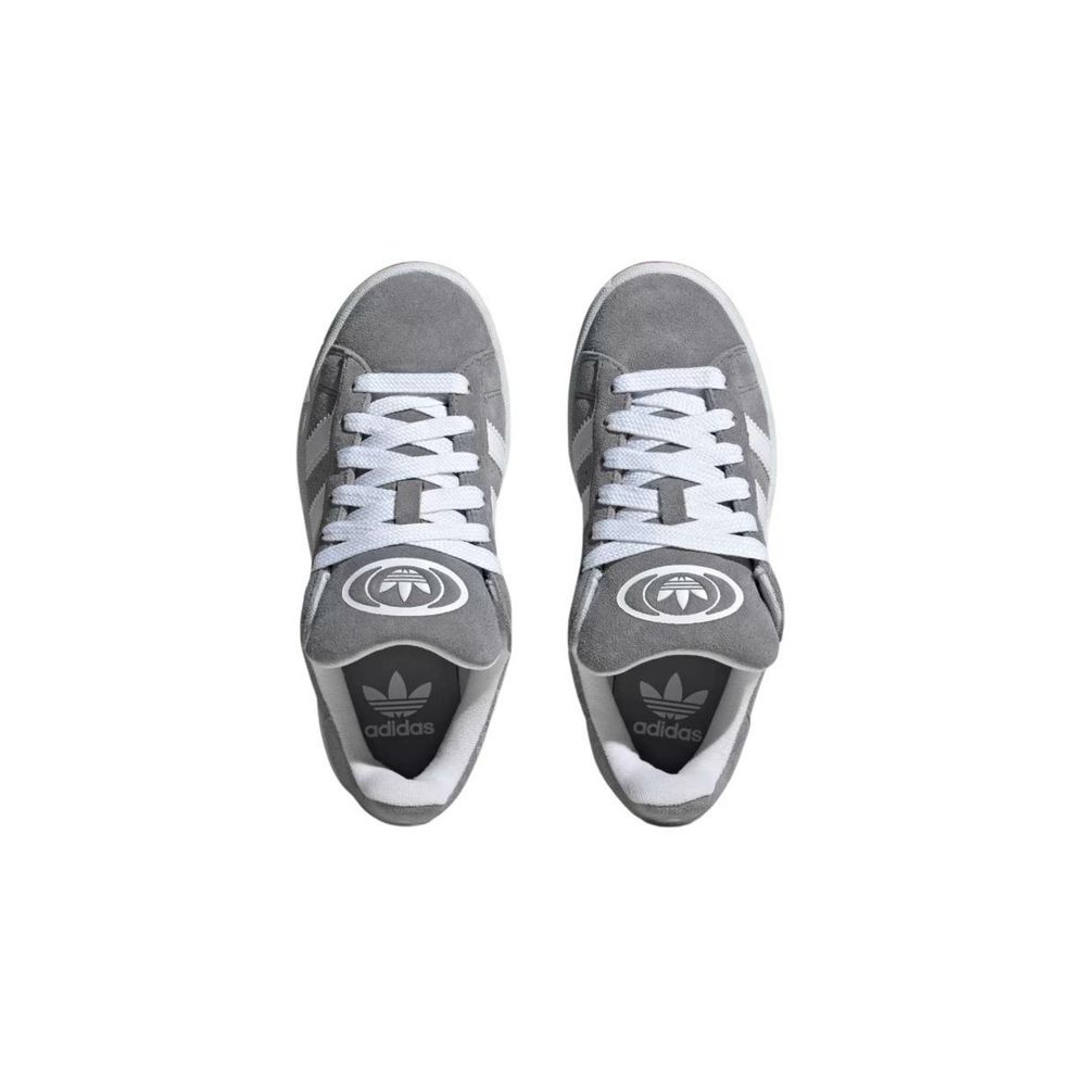 Adidas Grey Leather Sneakers for Women