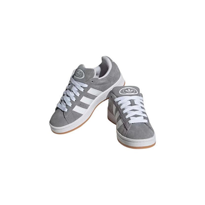 Adidas Grey Leather Sneakers for Women