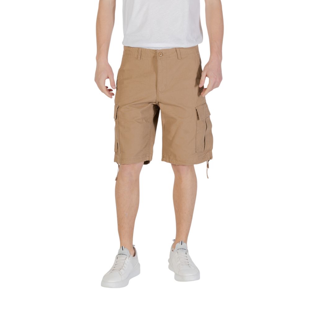 Jack & Jones Jpstcole Barkley Jjcargo Sn 12248685 Men’s Beige Cotton Bermuda Shorts