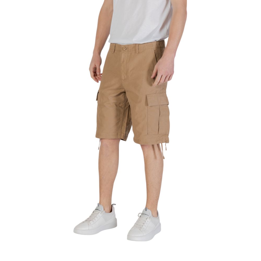Jack & Jones Jpstcole Barkley Jjcargo Sn 12248685 Men’s Beige Cotton Bermuda Shorts