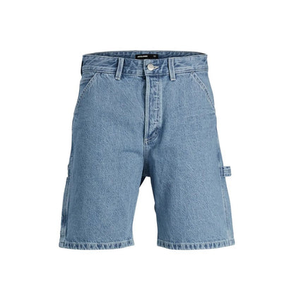 Jack & Jones Light Blue Cotton Bermuda Shorts