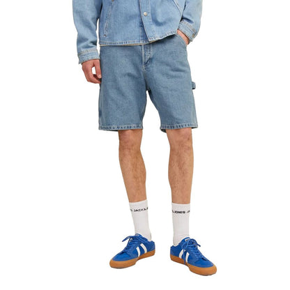 Jack & Jones Light Blue Cotton Bermuda Shorts