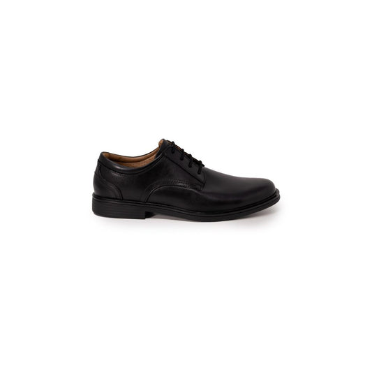 Clarks Un Aldric Lace Black Leather Oxfords and Derby Shoes