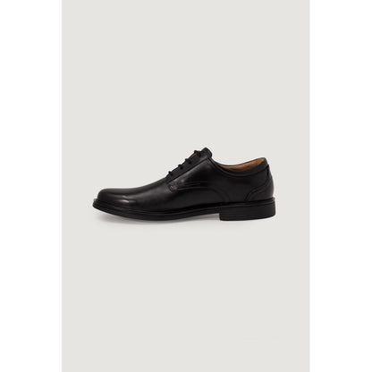 Clarks Un Aldric Lace Black Leather Oxfords and Derby Shoes
