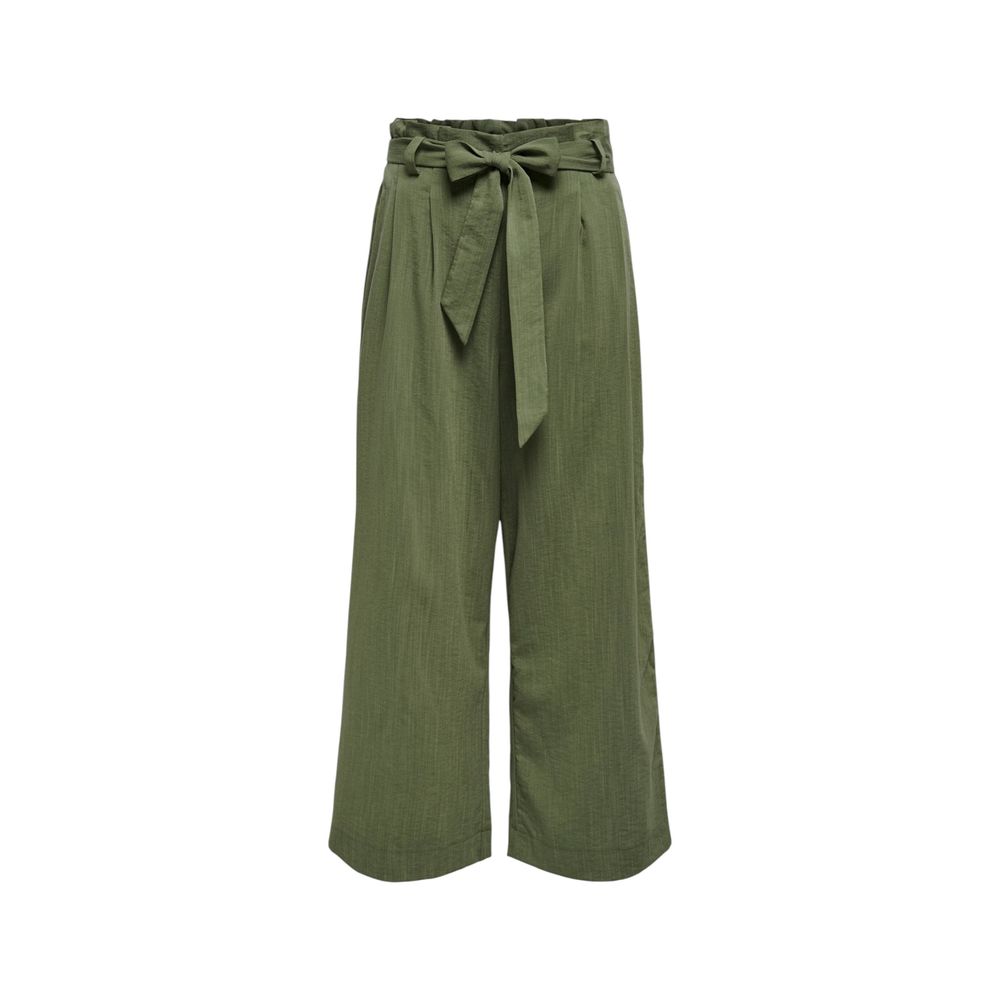 Only Green Viscose Pant – Women's Palazzo Trousers