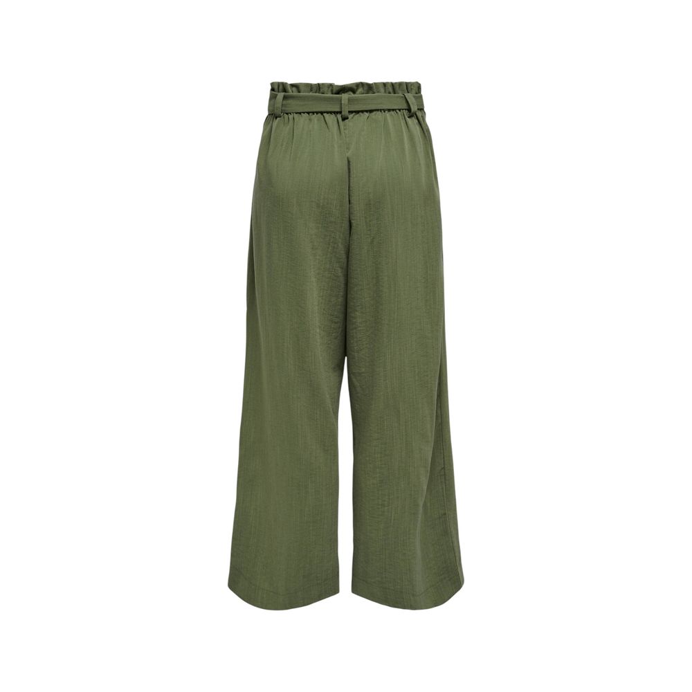 Only Green Viscose Pant – Women's Palazzo Trousers