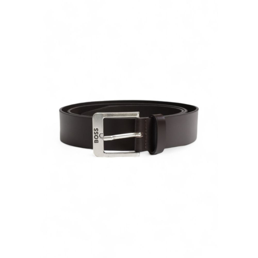 Hugo Boss Brown Leather Belt - Timeless Elegance for Every Occasion