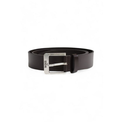 Hugo Boss Brown Leather Belt - Timeless Elegance for Every Occasion