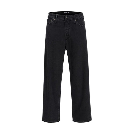 Jack & Jones Black Cotton Relaxed Fit Jean