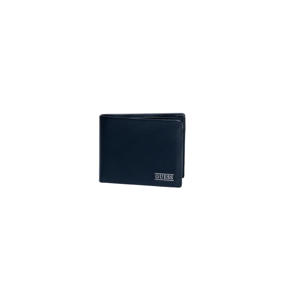 Guess Black Leather Wallet - New Boston R BLLFLD W C Pocket