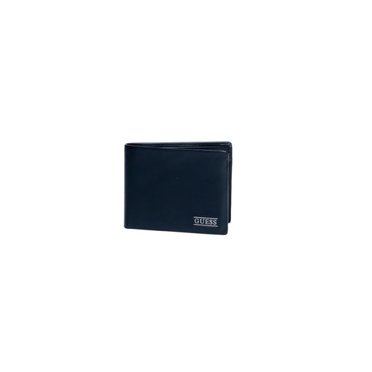 Guess Black Leather Wallet - New Boston R BLLFLD W C Pocket