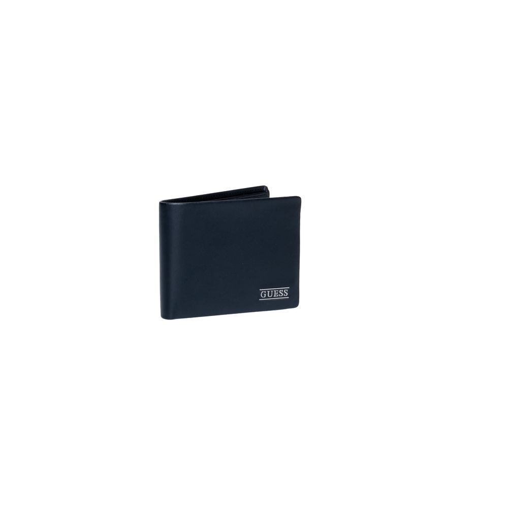 Guess Black Leather Wallet - New Boston R BLLFLD W C Pocket