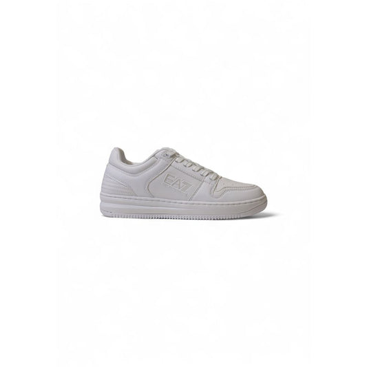 EA7 Emporio Armani White Polyester Sneakers