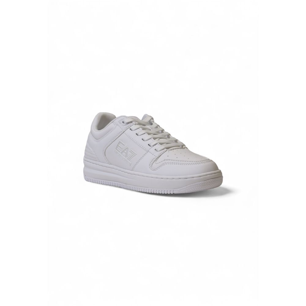EA7 Emporio Armani White Polyester Sneakers