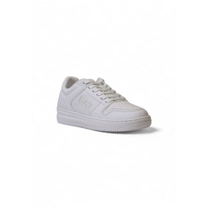 EA7 Emporio Armani White Polyester Sneakers