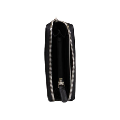 Replay Black Polyester Wallet - Stylish and Functional