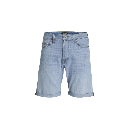 Jack & Jones Light Blue Cotton Bermuda Shorts