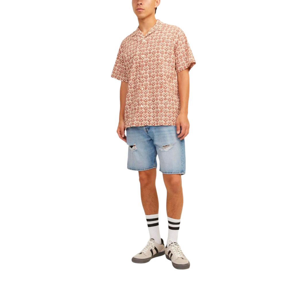 Jack & Jones Light Blue Cotton Bermuda Shorts