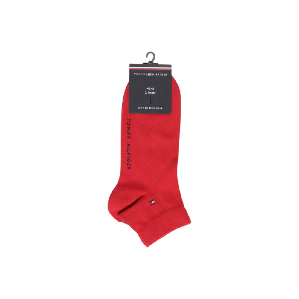 Tommy Hilfiger Red Cotton Sock for Men