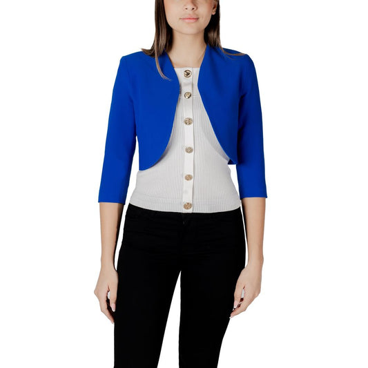 Morgan De Toi Blue Polyester Sweater - Effortlessly Chic