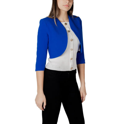 Morgan De Toi Blue Polyester Sweater - Effortlessly Chic