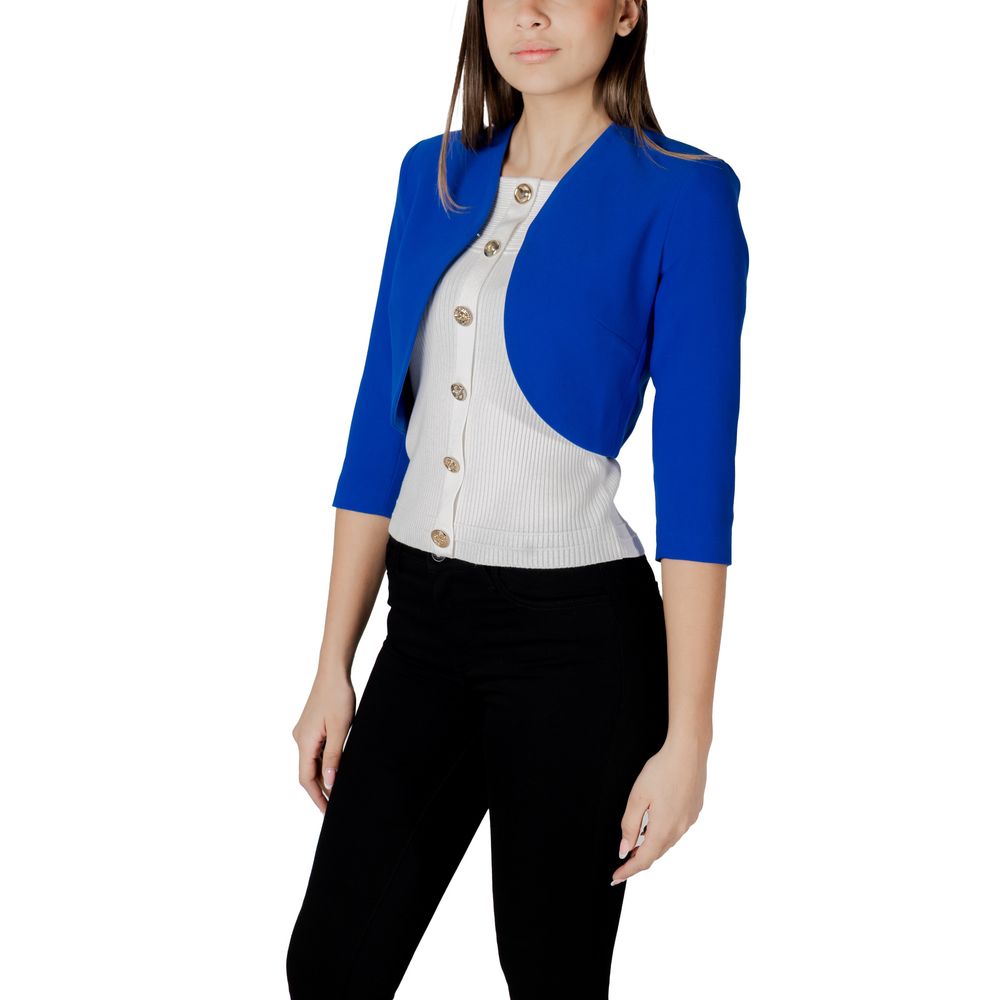 Morgan De Toi Blue Polyester Sweater - Effortlessly Chic