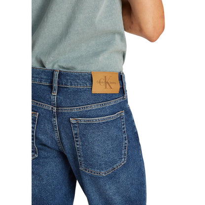 Calvin Klein Jeans Blue Cotton Bermuda Shorts