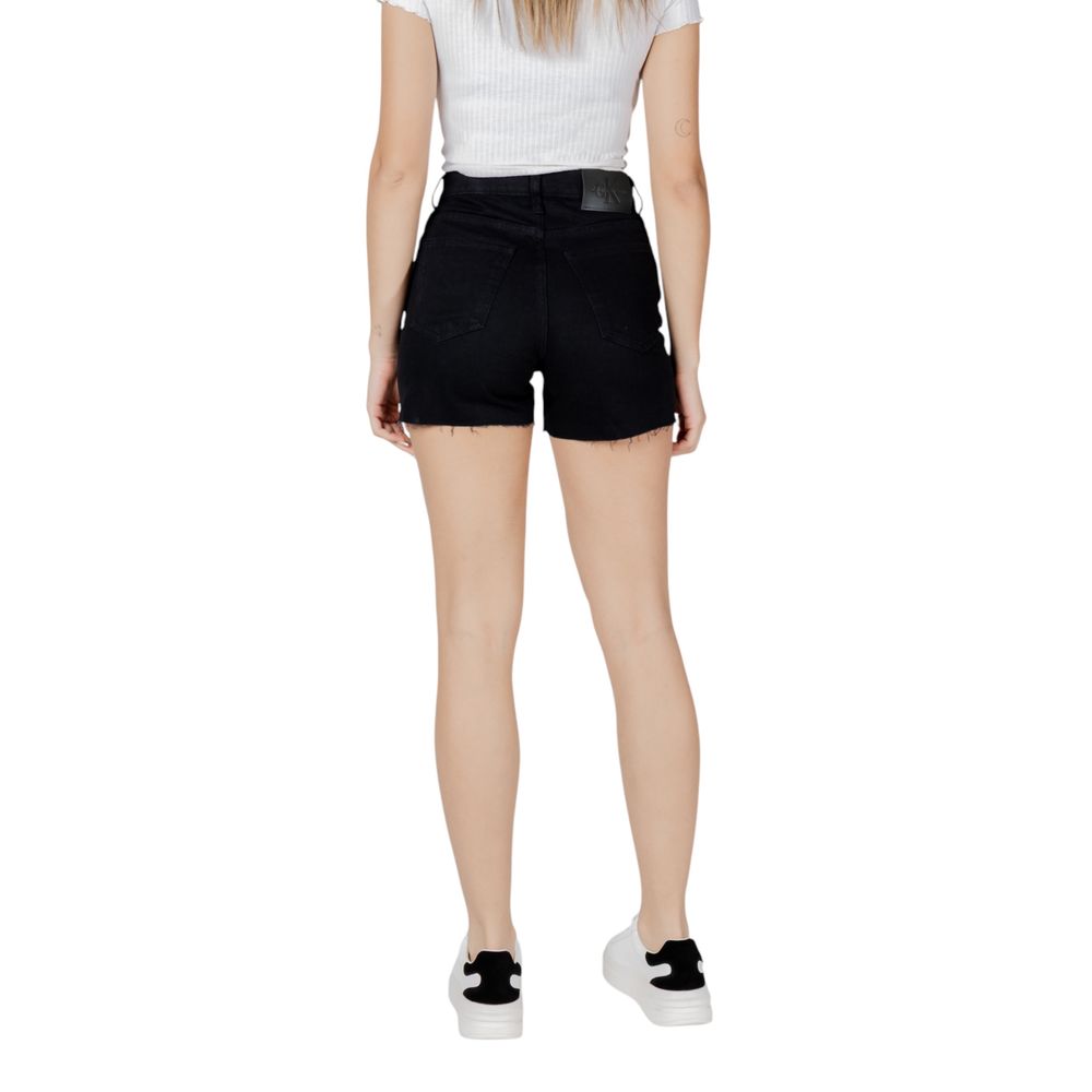 Calvin Klein Jeans MOM J20J225154 Black Cotton Shorts