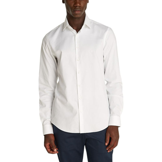 Calvin Klein Tonal Structure Long-Sleeve Shirt for Men