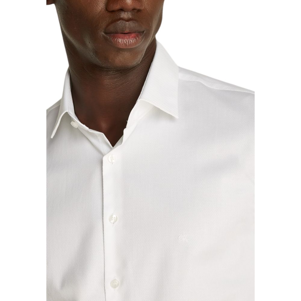 Calvin Klein Tonal Structure Long-Sleeve Shirt for Men
