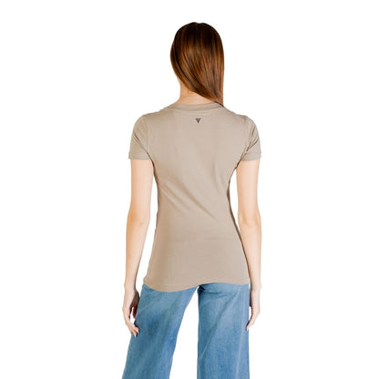 Guess Green Cotton T-Shirt for Women