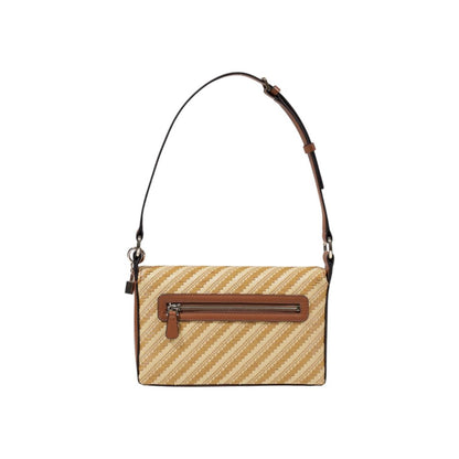 Guess Beige Polypropylene Handbag - EMELDA CROSSBODY HWWG92 10190