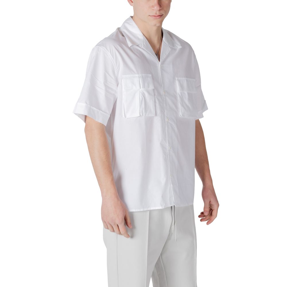 Antony Morato GRANADA White Lyocell Shortsleeve Shirt