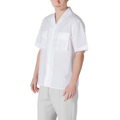 Antony Morato GRANADA White Lyocell Shortsleeve Shirt