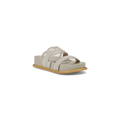 Liu Jo Gray Leather Sandal - Refined Summer Elegance