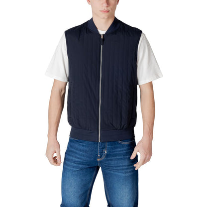 Antony Morato Blue Cotton Jacket & Coat