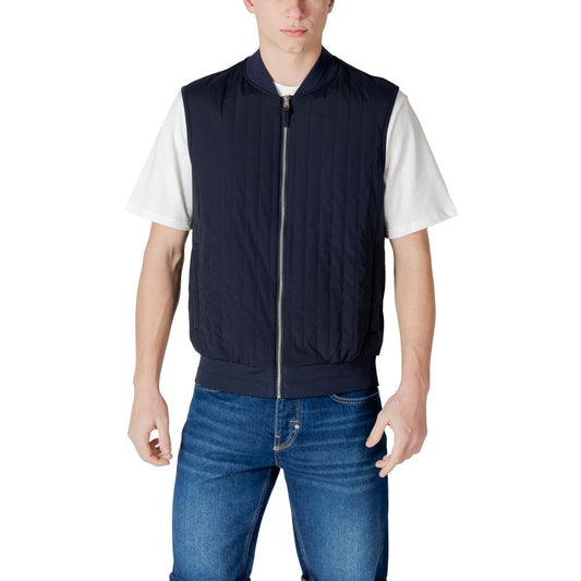Antony Morato Blue Cotton Jacket & Coat