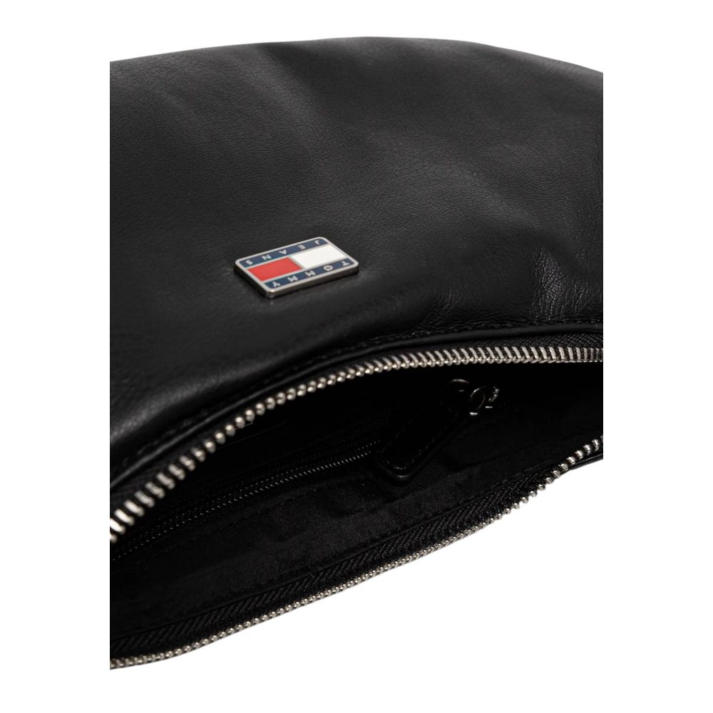 Tommy Hilfiger Black Polyethylene Handbag - TJW Pillow Shoulder Bag