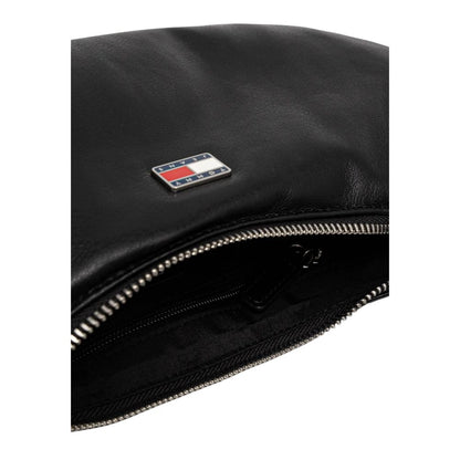 Tommy Hilfiger Black Polyethylene Handbag - TJW Pillow Shoulder Bag