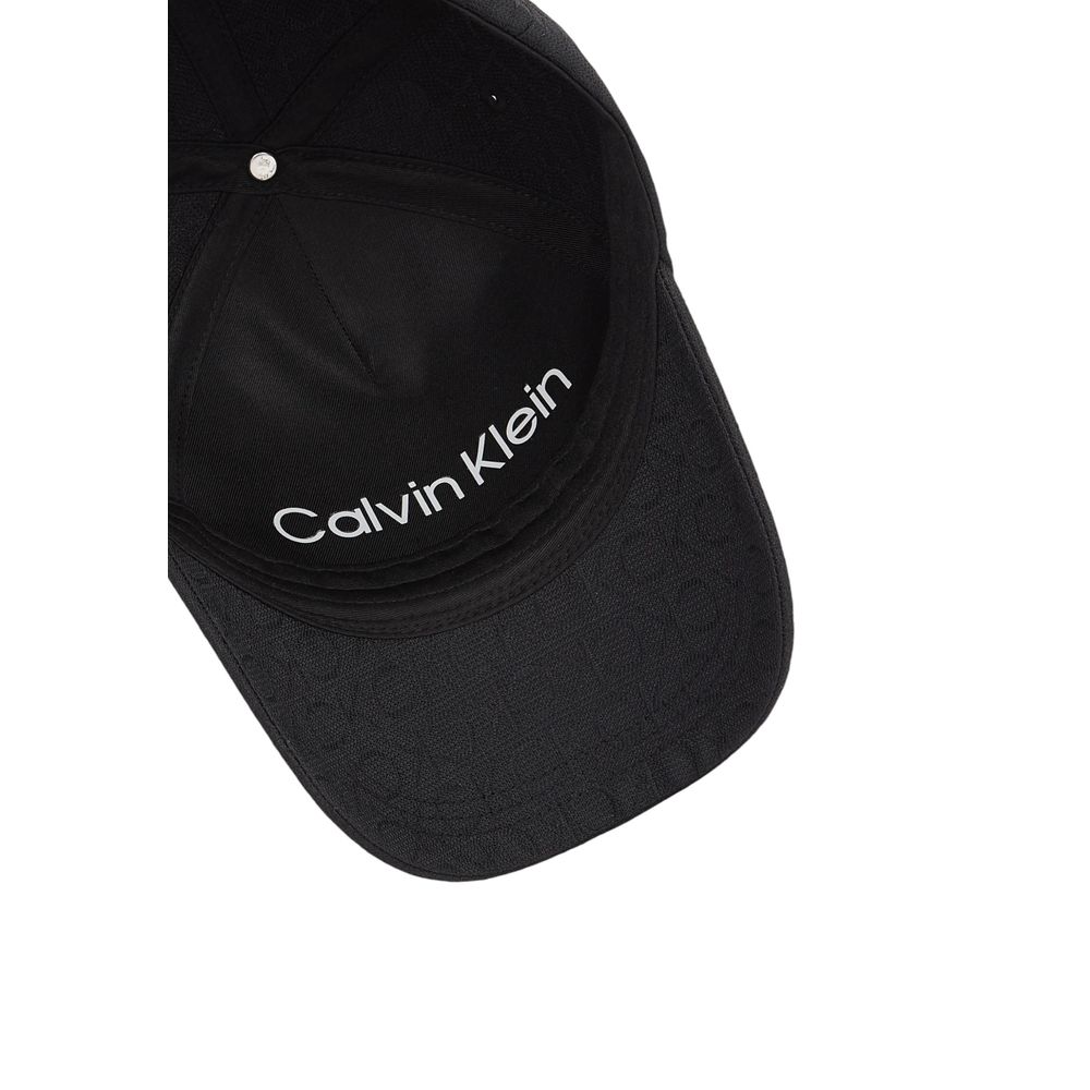 Calvin Klein Black Recycled Polyester Cap